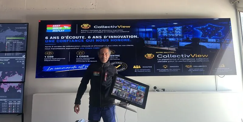 CollectivView bundelt in realtime de werkplekken van de experts in de zaal om een gedeeld situatiebeeld op te bouwen