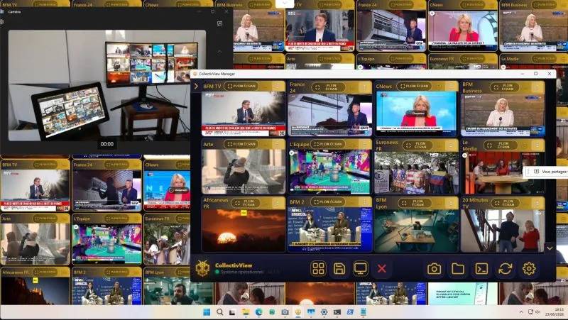 CollectivView in echt gebruik: streaming-tv-zenders en meerdere bronnen gecentraliseerd in één interface