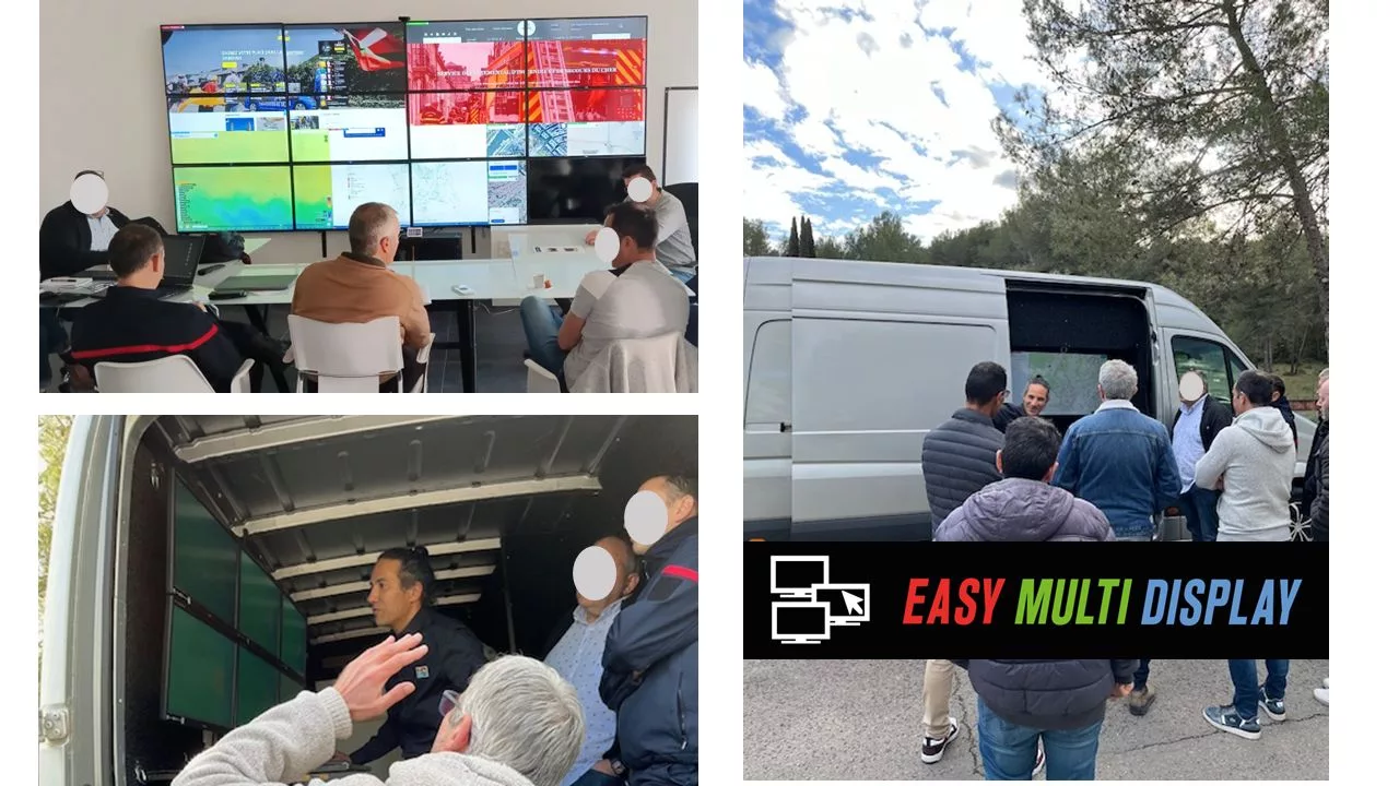 Kom onze videowall-technologie voor commandokamers in actie bekijken
