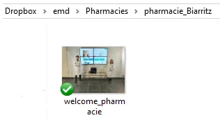 Bienvenida farmacia Biarritz